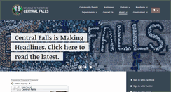Desktop Screenshot of centralfallsri.us